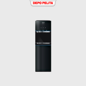 Dispenser Sanken Galon Bawah Elegan dengan Tempered Glass, Hemat Listrik & Fitur Child Lock