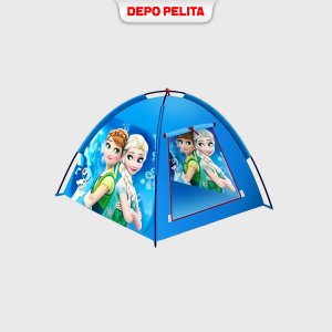 Snow Princess Tenda bermain anak 100 x 100 x 90 cm dengan Desain Karakter Favorit