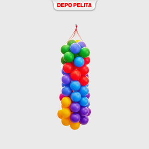 Bola Plastik Warna-Warni Kecil untuk Permainan Anak yang Aman dan Seru