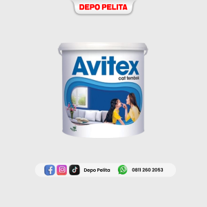 Cat Tembok Avitex Interior - Super White 25 Kg