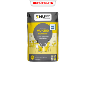 Mortar Utama Mu 200 20Kg (Acian Abu ) Daya Sebar 10M²